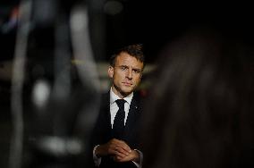 Macron Departs Cairo