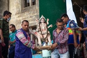 Durga Idol Immersion In Bangladesh