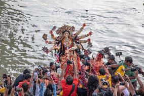 Durga Idol Immersion In Bangladesh