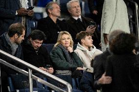 VIPs Attend PSG v AC Milan - Paris