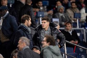 VIPs Attend PSG v AC Milan - Paris