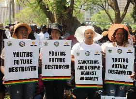 ZIMBABWE-HARARE-WESTERN SANCTIONS-PROTEST