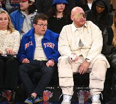 Celebs At Celtics Vs Knicks Game - NYC