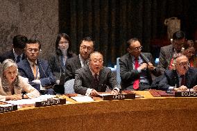 UN-SECURITY COUNCIL-PALESTINIAN-ISRAELI CONFLICT-DRAFT RESOLUTION-CHINA-VETO