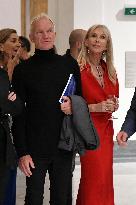 Trudie Styler And Sting At The National Archaeological Museum - Naples