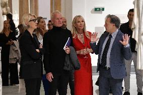 Trudie Styler And Sting At The National Archaeological Museum - Naples