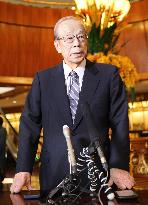 Ex-Japan PM Fukuda in Beijing