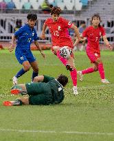 (SP)CHINA-XIAMEN-FOOTBALL-OLYMPIC GAMES ASIAN QUALIFIERS-KOR VS THA(CN)