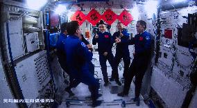(EyesonSci)CHINA-SHENZHOU-17-SPACE STATION-ENTERING (CN)