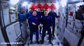 (EyesonSci)CHINA-SHENZHOU-17-SPACE STATION-ENTERING (CN)