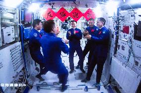 (EyesonSci)CHINA-SHENZHOU-17-SPACE STATION-ENTERING (CN)