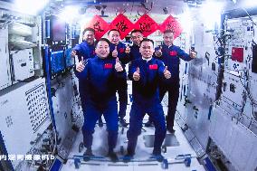 (EyesonSci)CHINA-SHENZHOU-17-SPACE STATION-ENTERING (CN)