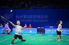 (SP)CHINA-HANGZHOU-ASIAN PARA GAMES-BADMINTON(CN)