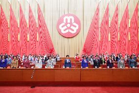 CHINA-BEIJING-NATIONAL WOMEN'S CONGRESS-CLOSING-SHEN YIQIN-SHEN YUEYUE (CN)