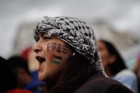 Student Strike In Solidarity With Palestine - Madrid