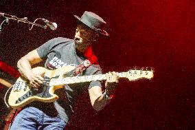 Marcus Miller On Stage At The Gran Teatro Geox In Padua