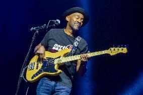 Marcus Miller On Stage At The Gran Teatro Geox In Padua