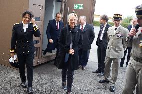 Elisabeth Borne inaugurates the French Army drone school - Chaumont-Semoutiers