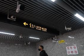 Cameras at A Subway Station in Shanghai