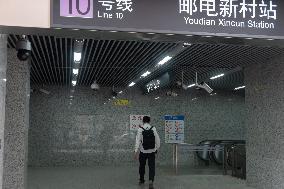 Cameras at A Subway Station in Shanghai