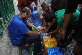 MIDEAST-GAZA-KHAN YOUNIS-LIFE SUPPLY-SHORTAGE