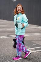 Alyson Hannigan Arrives At DWTS Studios - LA