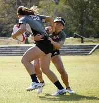Rugby: Japan women's sevens in training