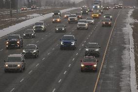Edmonton's First Snowfall Spurs A Surge In Collisions