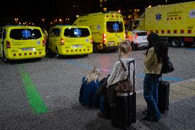 Simulated Terrorist Attack In Barcelona.