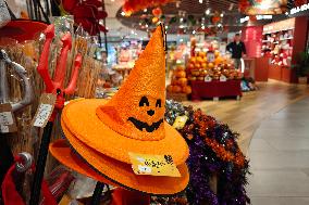 Tourists Shop Halloween Themed Products in Shanghai