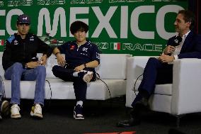 Press Conference And Start Of Activities Ahead Of The Mexico City Grand Prix