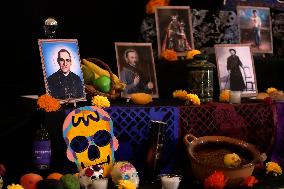 Day Of The Dead Offering  At Metropolitan Cathedral