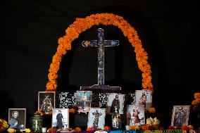 Day Of The Dead Offering  At Metropolitan Cathedral