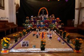 Day Of The Dead Offering  At Metropolitan Cathedral