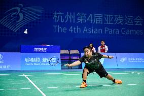 (SP)CHINA-HANGZHOU-ASIAN PARA GAMES-BADMINTON (CN)