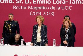 Queen Sofia Presides A Camilo Jose Cela University Ceremony - Madrid