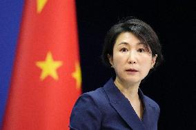 Chinese Foreign Ministry spokeswoman