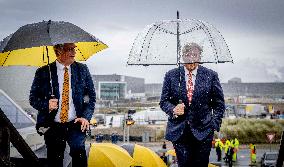 King Willem-Alexander At National Hydrogen Network Constuction Start - Rotterdam