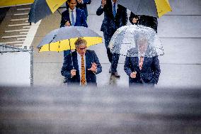 King Willem-Alexander At National Hydrogen Network Constuction Start - Rotterdam