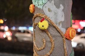 Wutong Tree in Warm Autumn Clothes in Nanjing