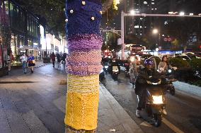 Wutong Tree in Warm Autumn Clothes in Nanjing