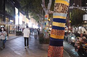 Wutong Tree in Warm Autumn Clothes in Nanjing
