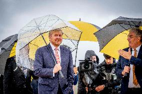 King Willem-Alexander At National Hydrogen Network Constuction Start - Rotterdam