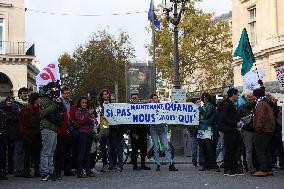 Demonstration Against The Dissolution Of The Soulevements De La Terre Collective - Paris