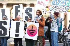 Demonstration Against The Dissolution Of The Soulevements De La Terre Collective - Paris