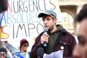 Demonstration Against The Dissolution Of The Soulevements De La Terre Collective - Paris