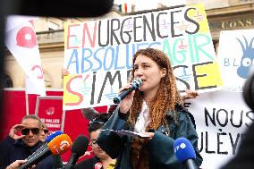 Demonstration Against The Dissolution Of The Soulevements De La Terre Collective - Paris