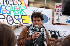 Demonstration Against The Dissolution Of The Soulevements De La Terre Collective - Paris