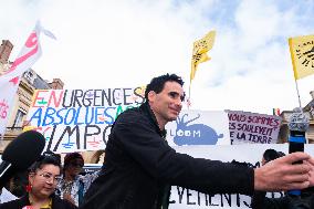 Demonstration Against The Dissolution Of The Soulevements De La Terre Collective - Paris