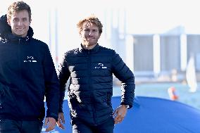 Francois Gabart And Tom Laperche Before Jacques Vabre Race - Le Havre